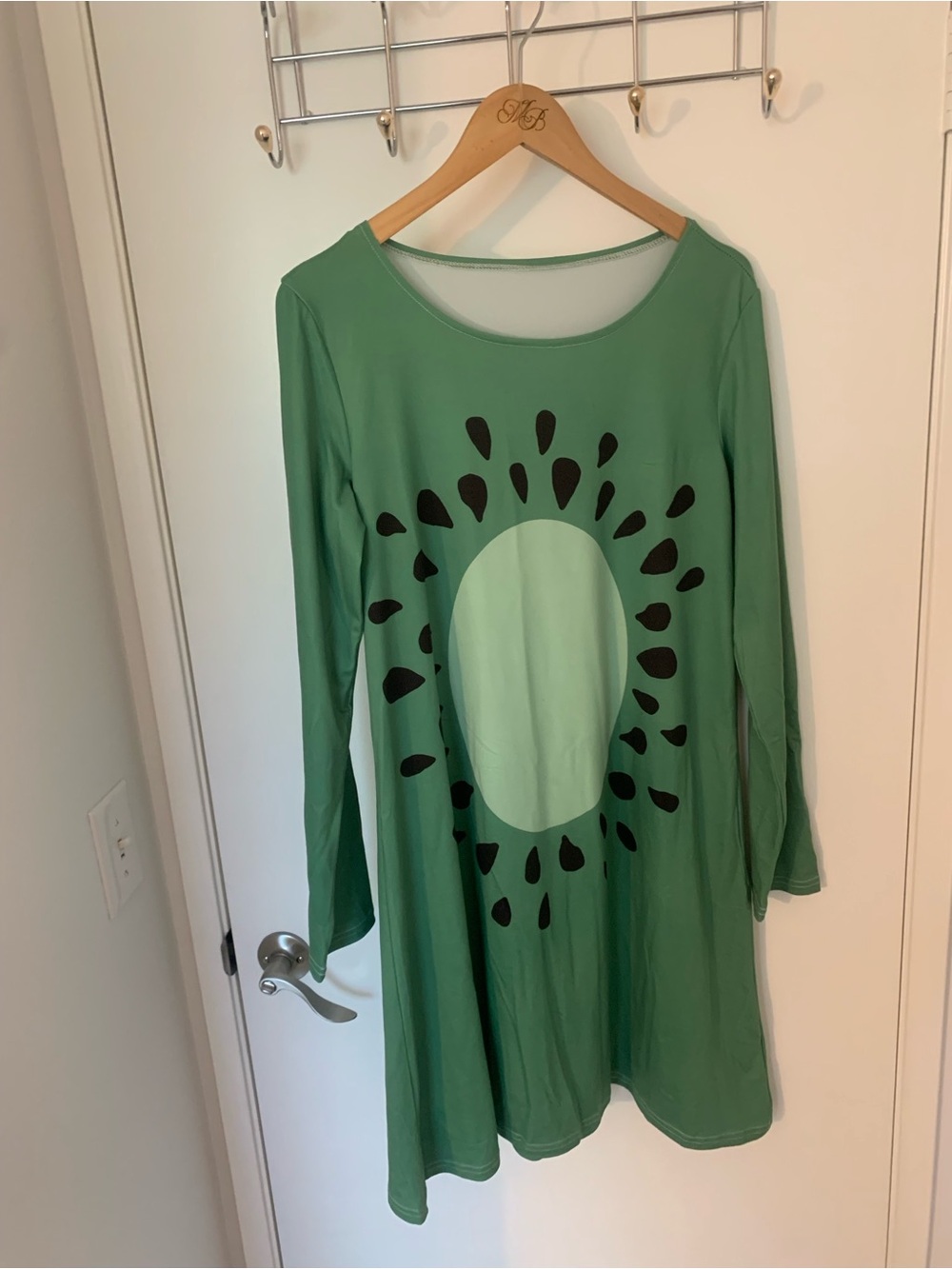 Halloween costume, Kiwi fruit Long-Sleeve Tunic Top
